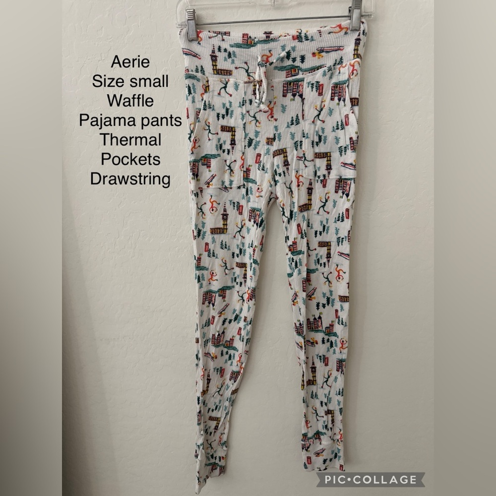Aerie size small thermal pajamas